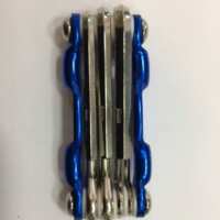 Multiherramienta 7 Accesorios Azul Aluminio ALLEN-02