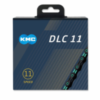 CADENA KMC DLC 11V NEGRA/CELESTE 118L