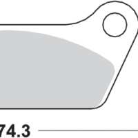 Pastilla de freno SBS P553-LF